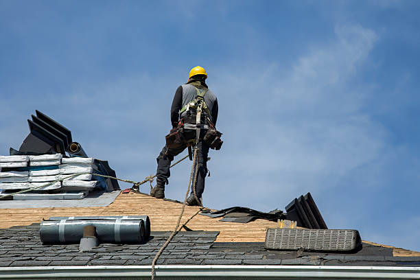 Professional Flat Roof Repair technician working in Herald, CA